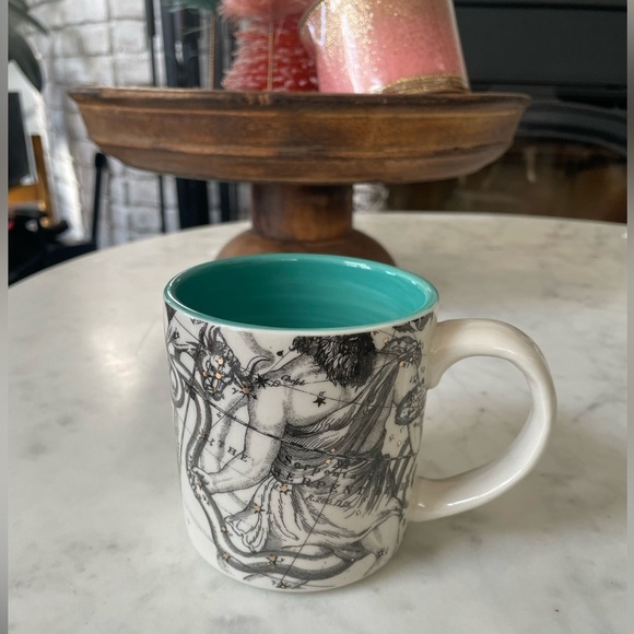 Anthropologie Salt and Earth Astrology Chart Capricorn Mug - Picture 1 of 9